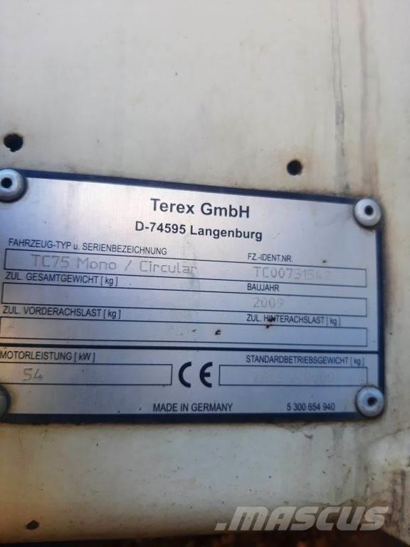 Terex TC75 Minigravemaskiner