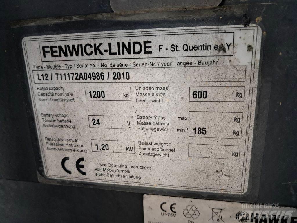 Linde L12 Gaffelstabler med gående fører