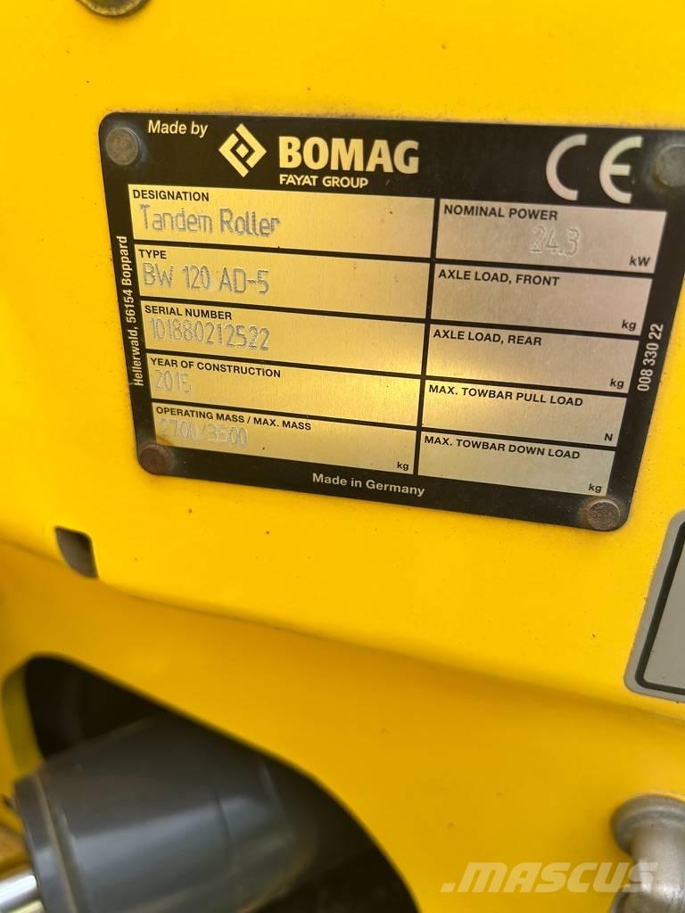 Bomag BW 120 AD-5 Tvilling tromle