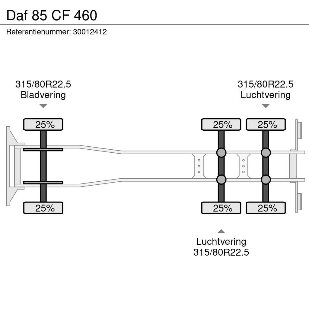 DAF 85 CF 460 Lastbiler med containerramme / veksellad