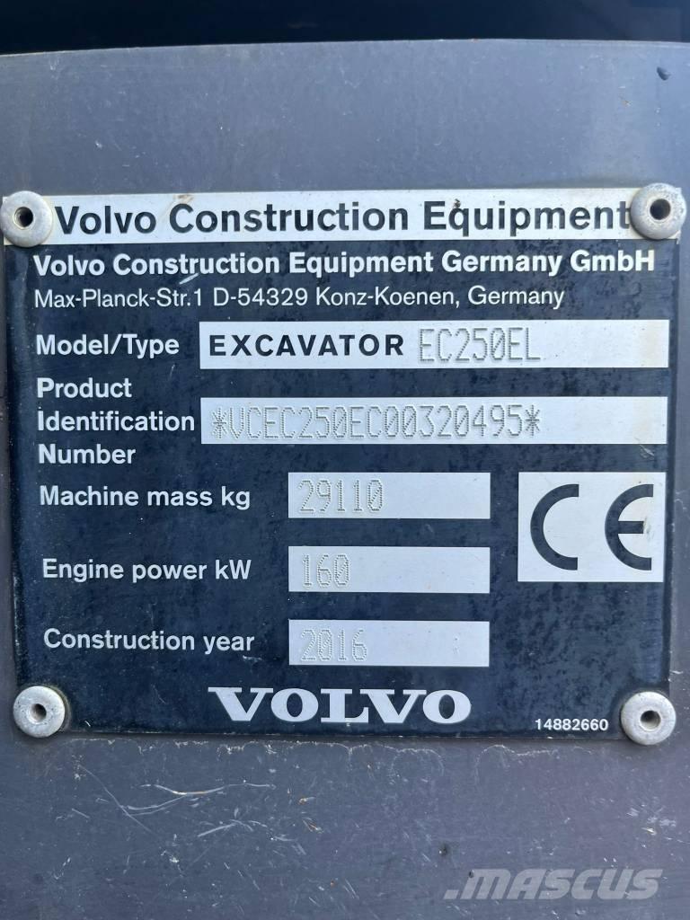 Volvo EC 250 E Gravemaskiner på larvebånd
