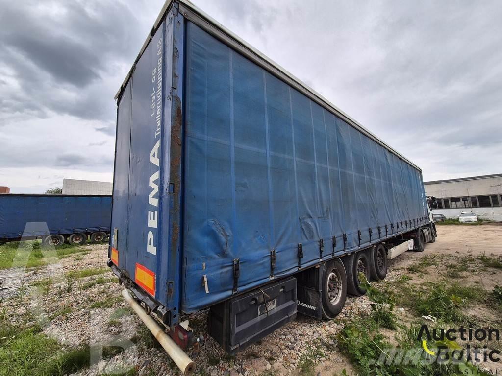 Krone SDP 27 Semi-trailer med Gardinsider
