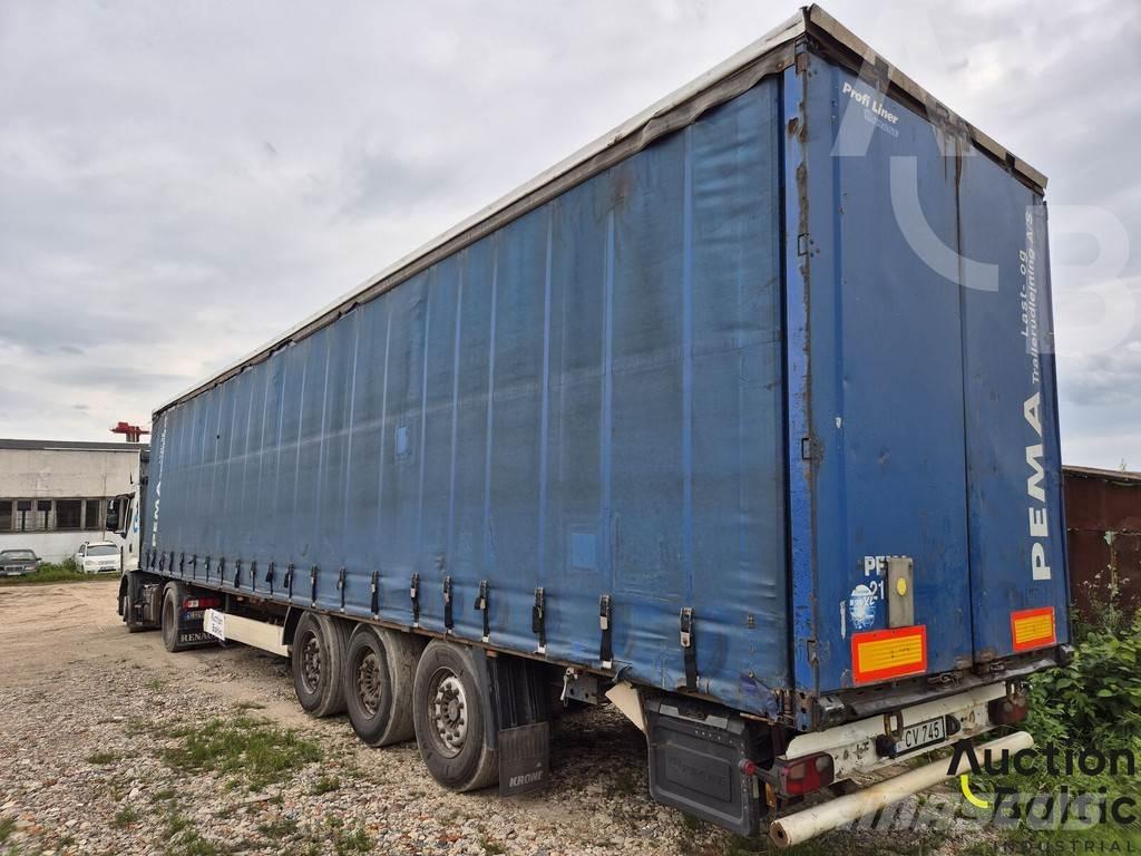 Krone SDP 27 Semi-trailer med Gardinsider