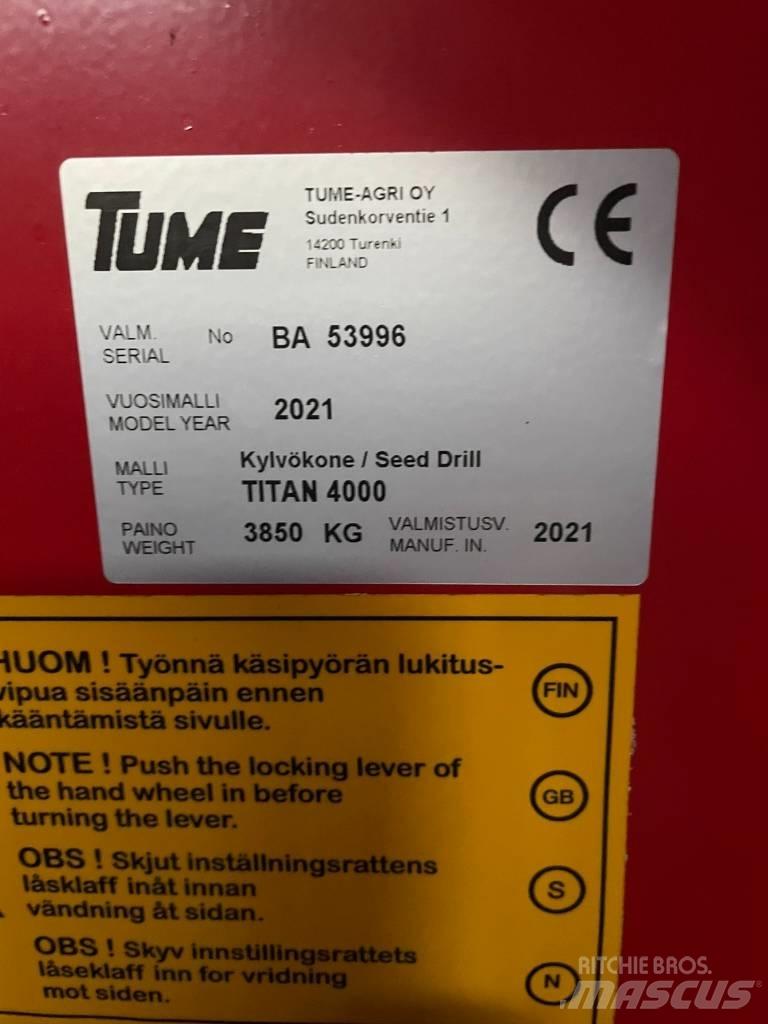 Tume Titan 4000 Kombi-såmaskiner