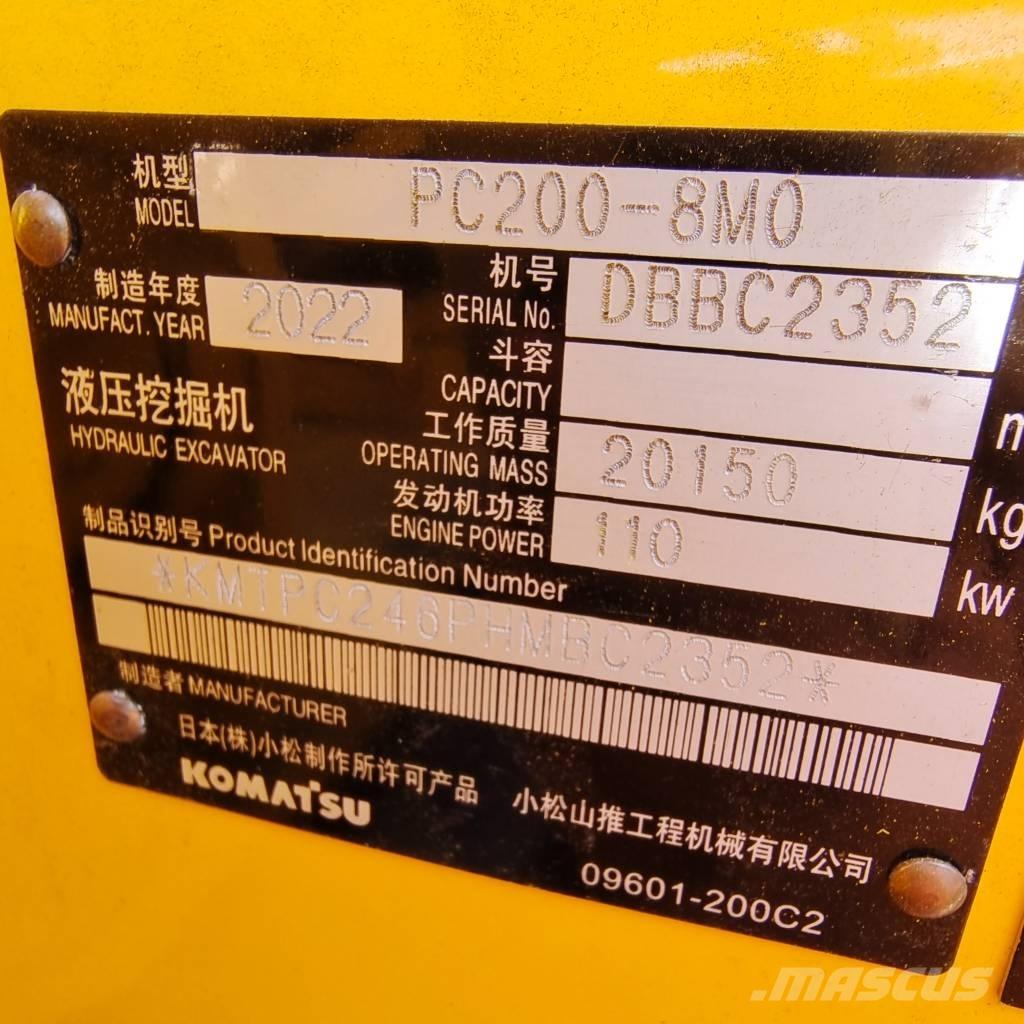 Komatsu PC 200 Gravemaskiner på larvebånd