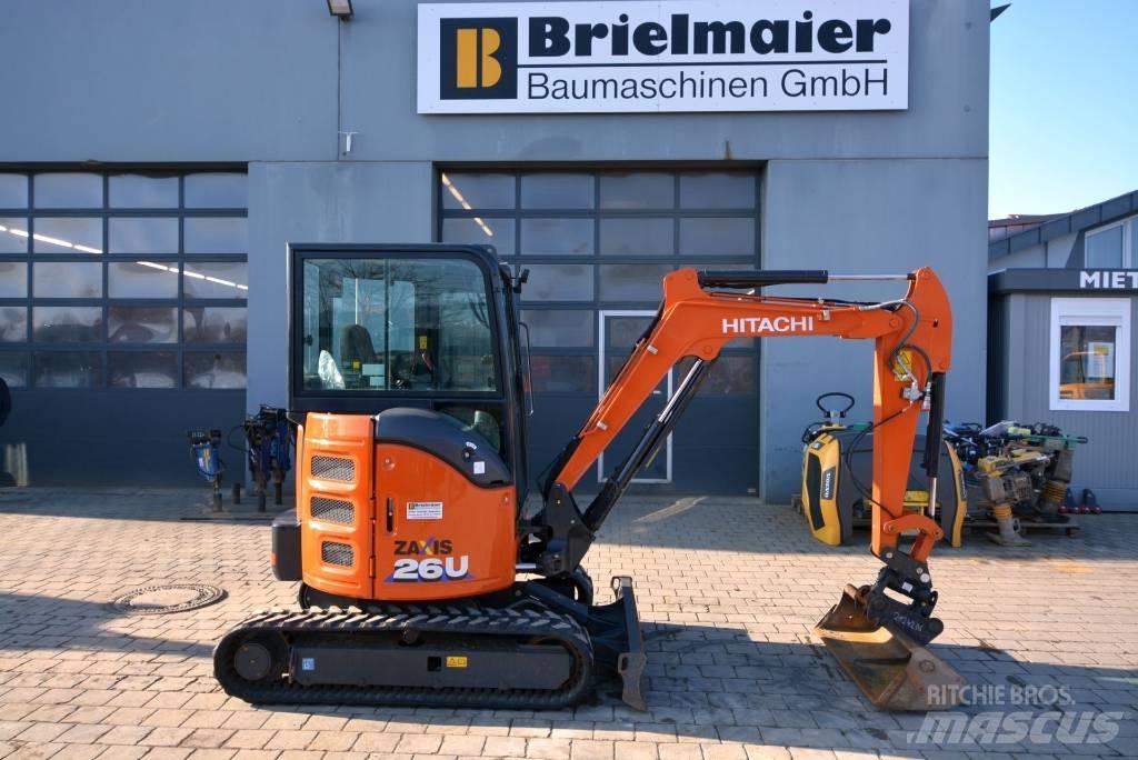 Hitachi ZX 26 U-6 Minigravemaskiner