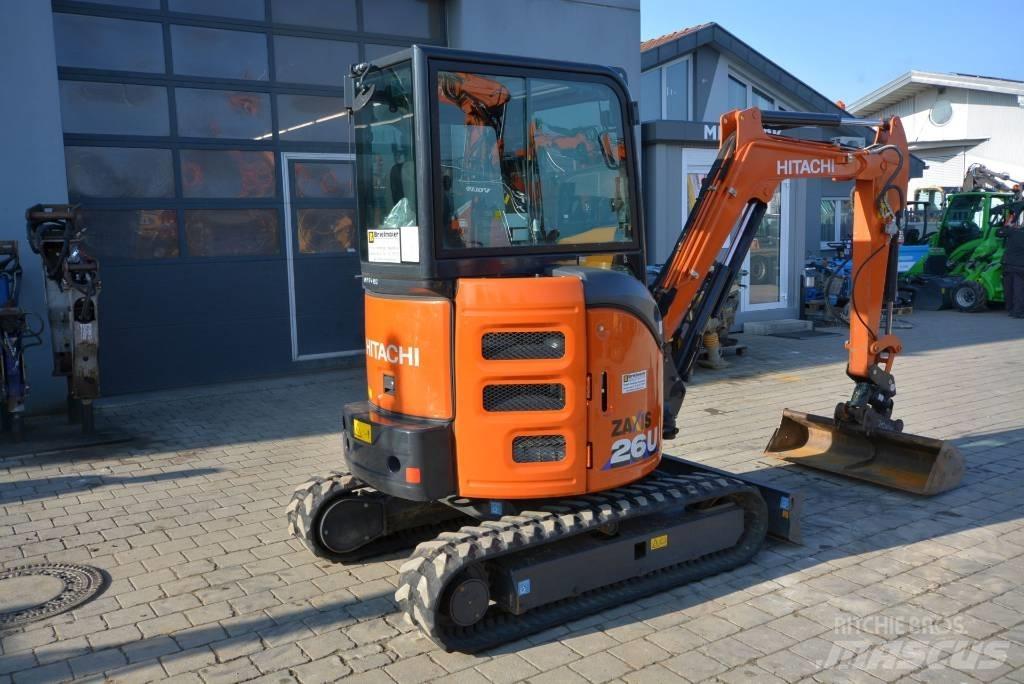 Hitachi ZX 26 U-6 Minigravemaskiner