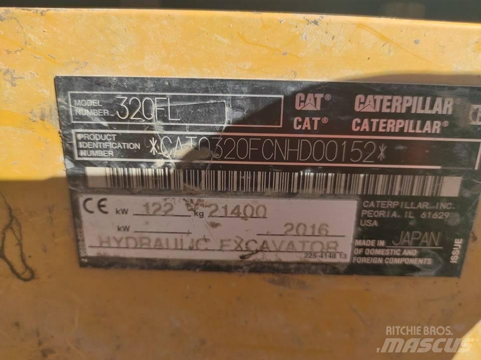 CAT 320 FL 3D Gravemaskiner på larvebånd