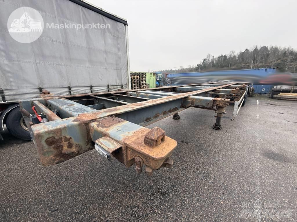 Schweriner CS 40 Semi-trailer med containerramme