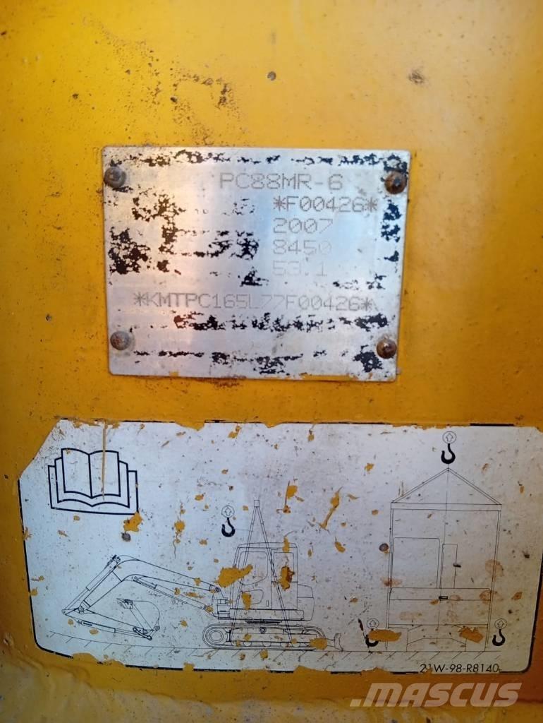 Komatsu PC 88 MR-6 Midi-gravemaskiner 7t - 12t