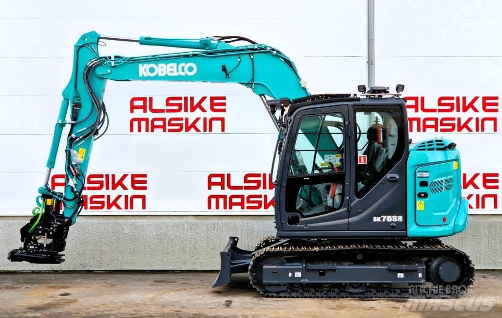 Kobelco SK75 SR-7 Gravemaskiner på larvebånd