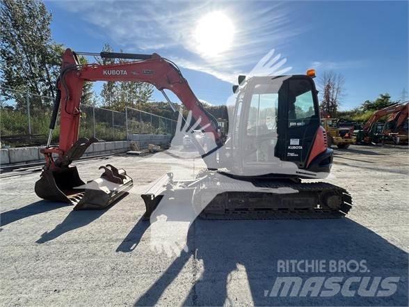 Kubota KX080-4 Gravemaskiner på larvebånd
