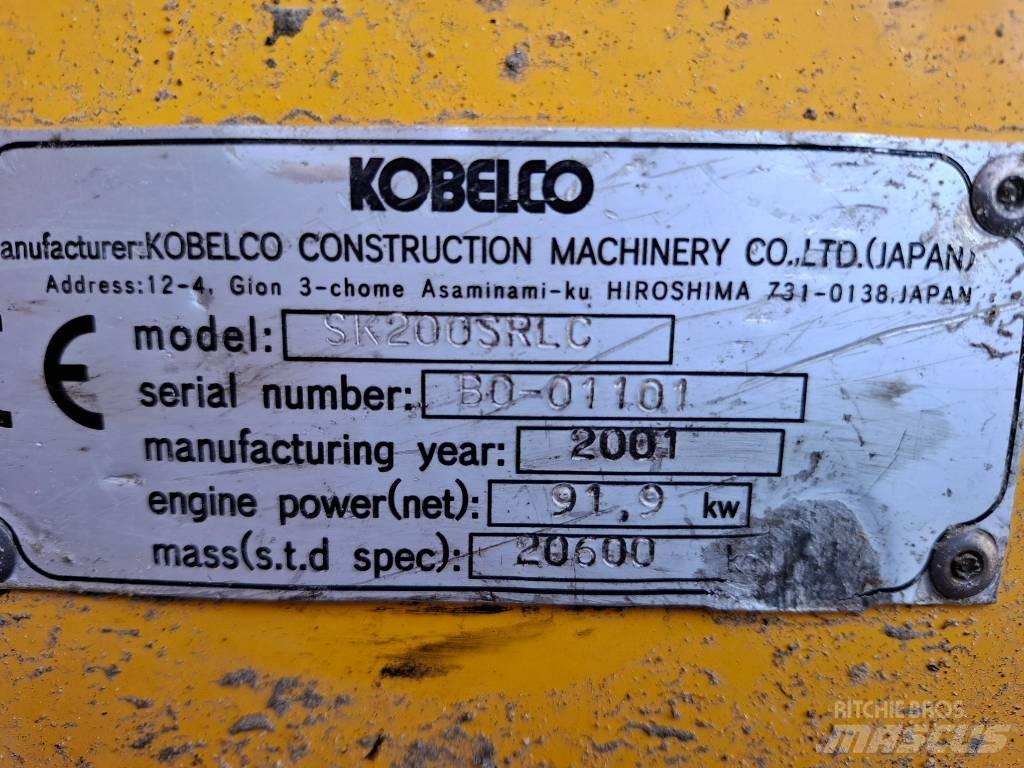 Kobelco SK200SRLC Gravemaskiner på larvebånd