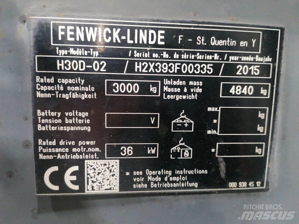 Linde H30D-02 Diesel gaffeltrucks
