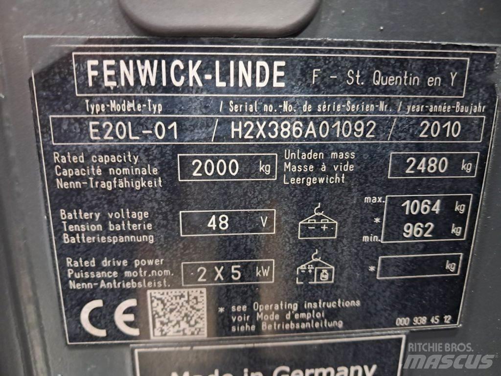 Linde E20L-01 Gaffeltrucks - andre