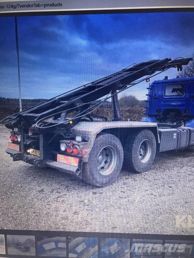 Scania g 124 400 Demonterbare/wirehejs lastbiler