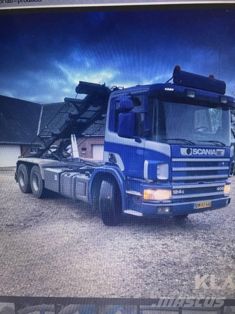 Scania g 124 400 Demonterbare/wirehejs lastbiler