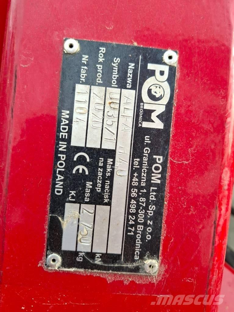 Pom Alfa H4.0 Tallerkenharver