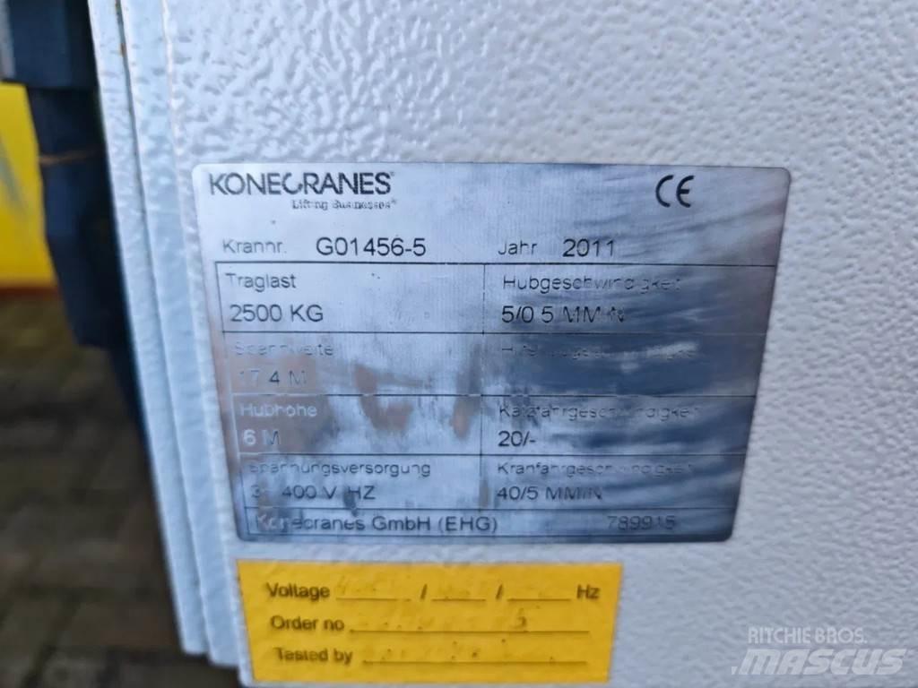 Konecranes 2.5 Ton Løbekran og portalkraner