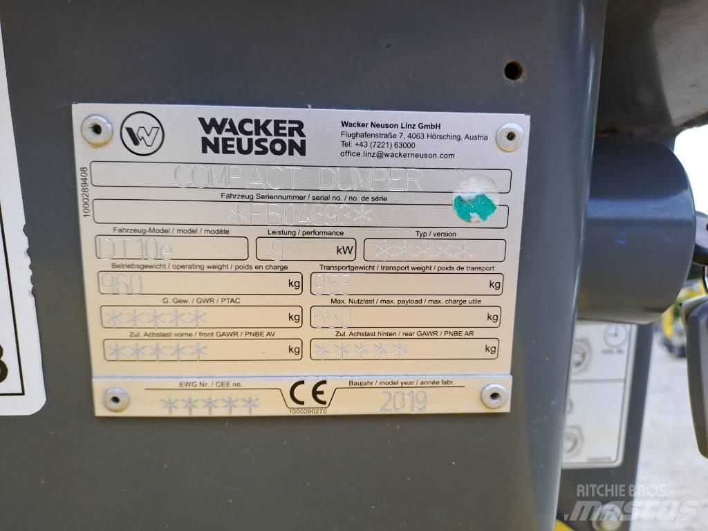 Wacker Neuson DT10e Bælte-tipvogn