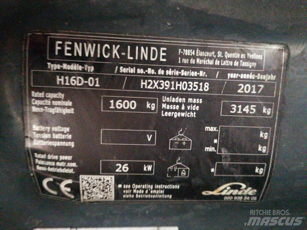 Linde H16D-01 Diesel gaffeltrucks