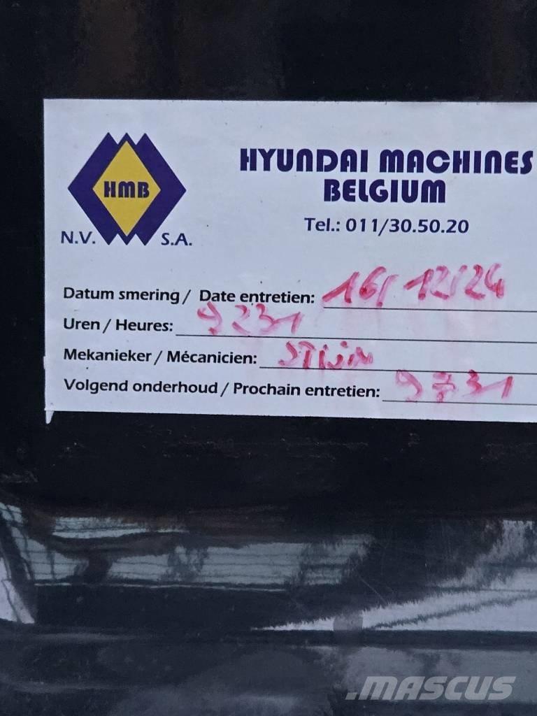 Hyundai R 180W-9A Gravemaskiner på hjul