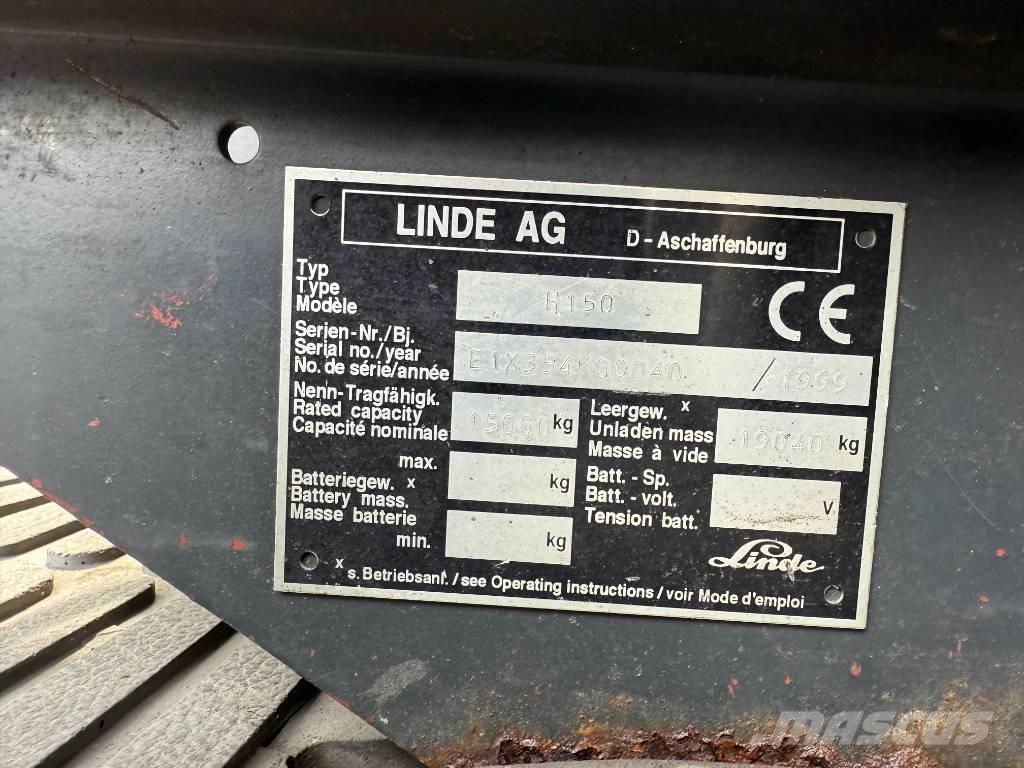Linde H 150 D Diesel gaffeltrucks