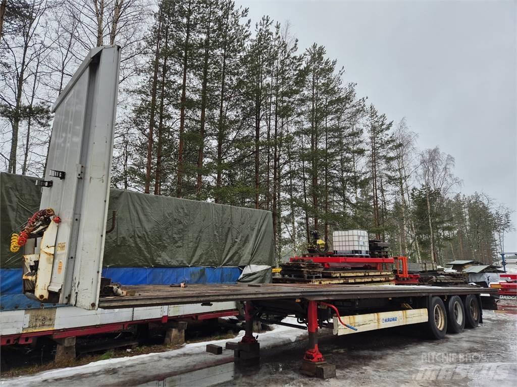 Krone Profi Liner Semi-trailer med lad/flatbed