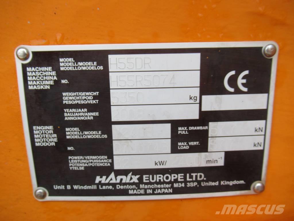 Hanix H 55 DR Minigravemaskiner