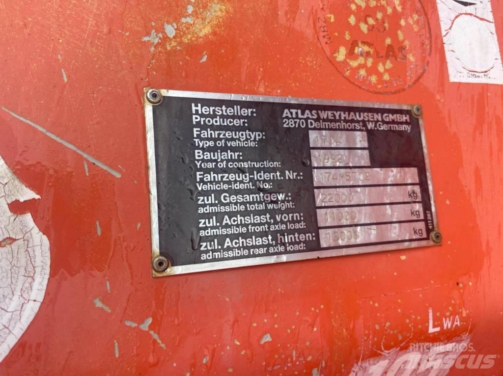 Atlas 1704 Gravemaskiner på hjul