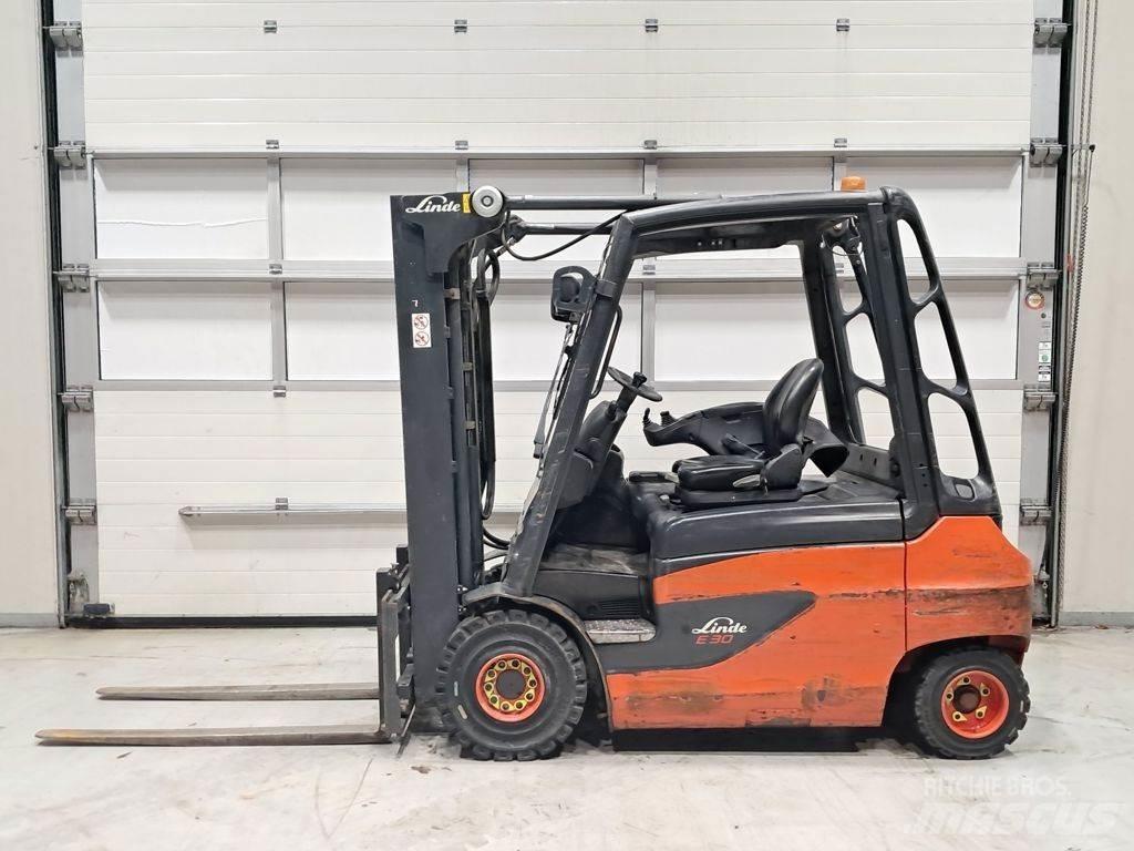 Linde E30-01 El gaffeltrucks