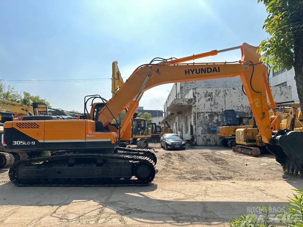 Hyundai R305LC-9s Gravemaskiner på larvebånd