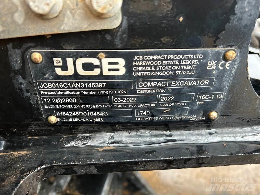 JCB 16C-1 Minigravemaskiner