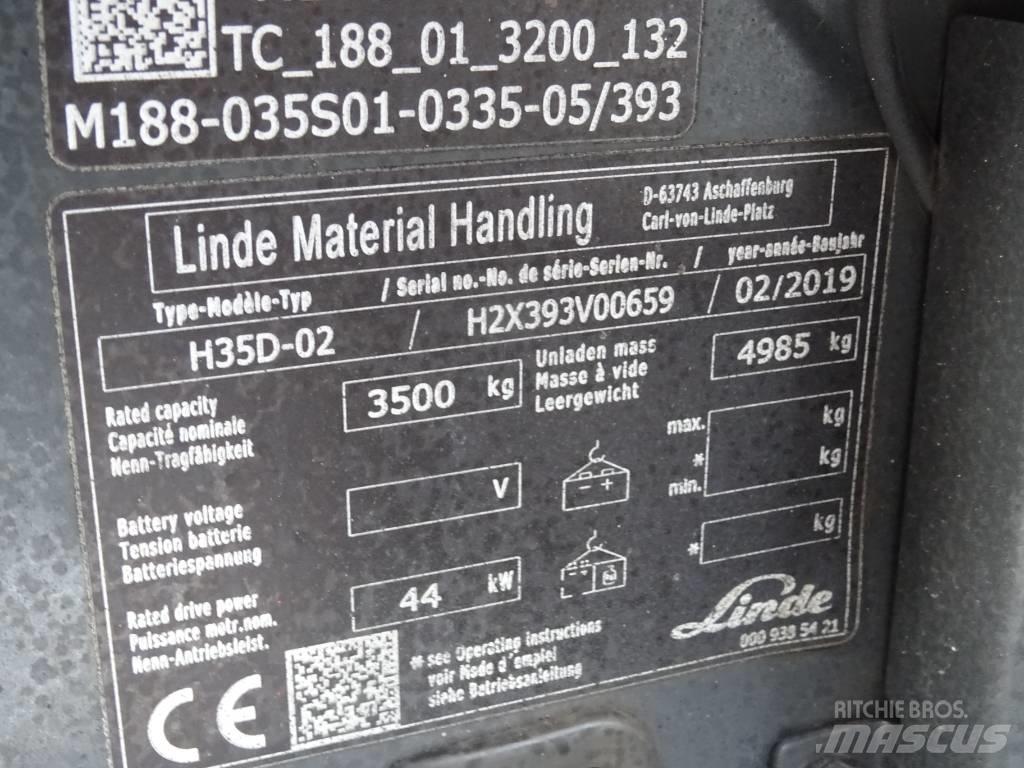 Linde H35D-02 Diesel gaffeltrucks