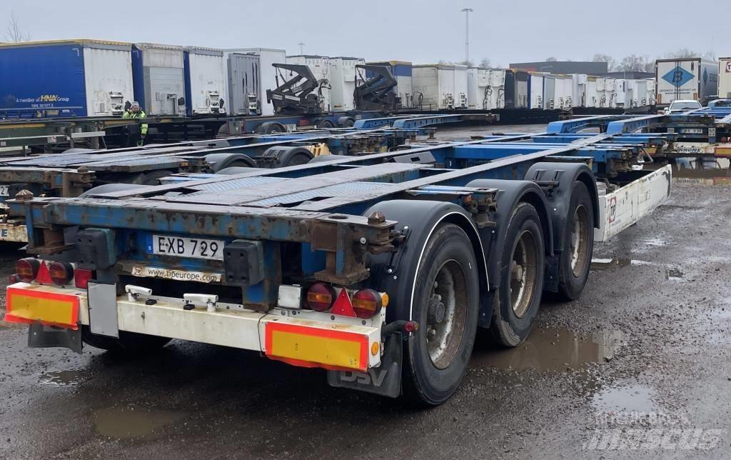 Krone Krone SDC27 Semi-trailer med containerramme