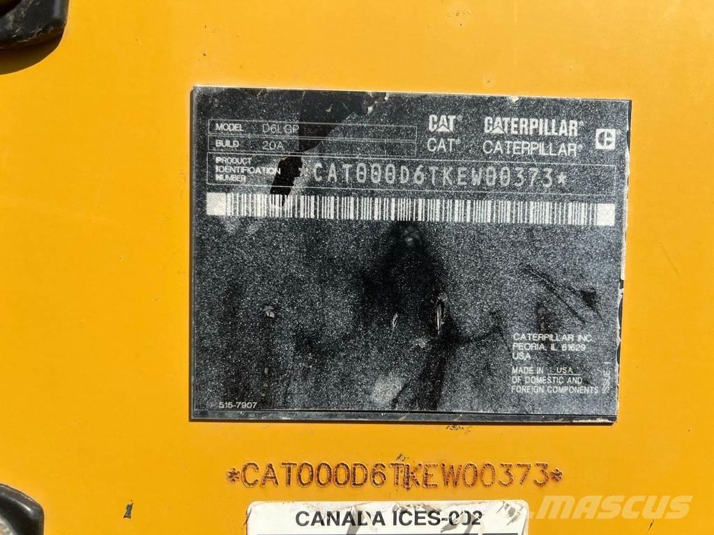CAT D6 LGP Bulldozer på larvebånd