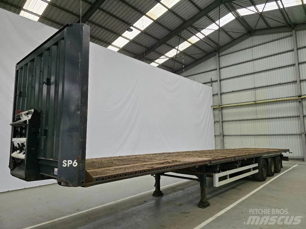 Krone SD 27 Semi-trailer med lad/flatbed