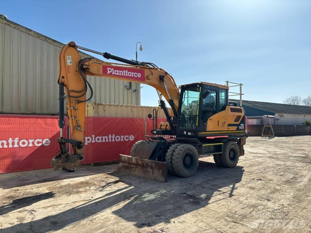 Hyundai HW140 Gravemaskiner på hjul