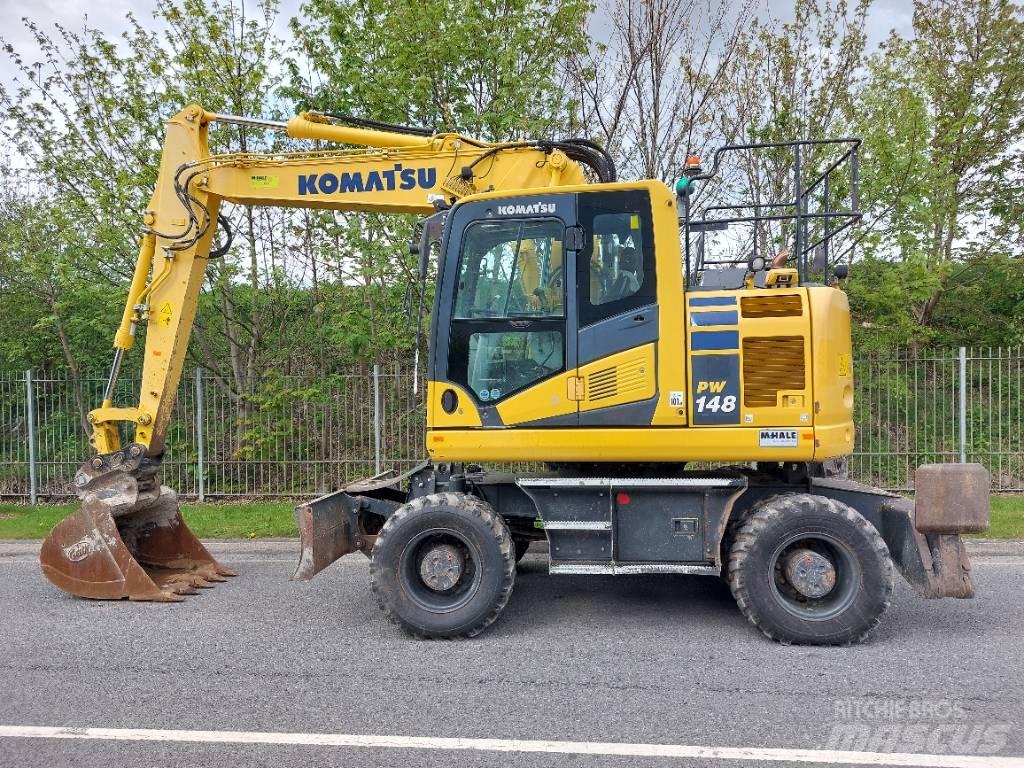Komatsu PW148-11 Gravemaskiner på hjul