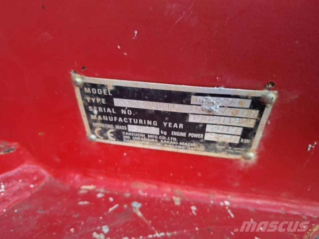 Takeuchi TB 290 Midi-gravemaskiner 7t - 12t