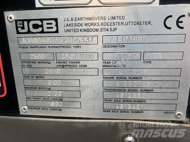 JCB 403 Læssemaskiner på hjul