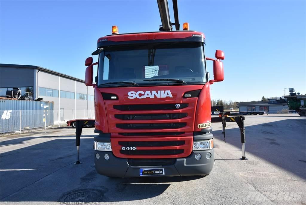 Scania G440 8X4 Lastbil med kran
