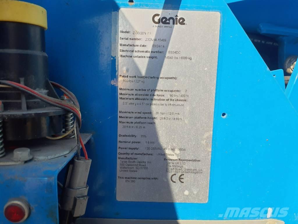 Genie Z30/20N Bomlifte med knækarm