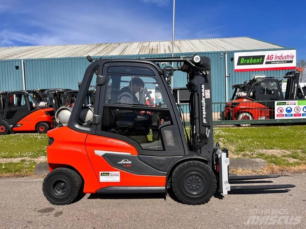 Linde H35T-01 LPG gaffeltrucks