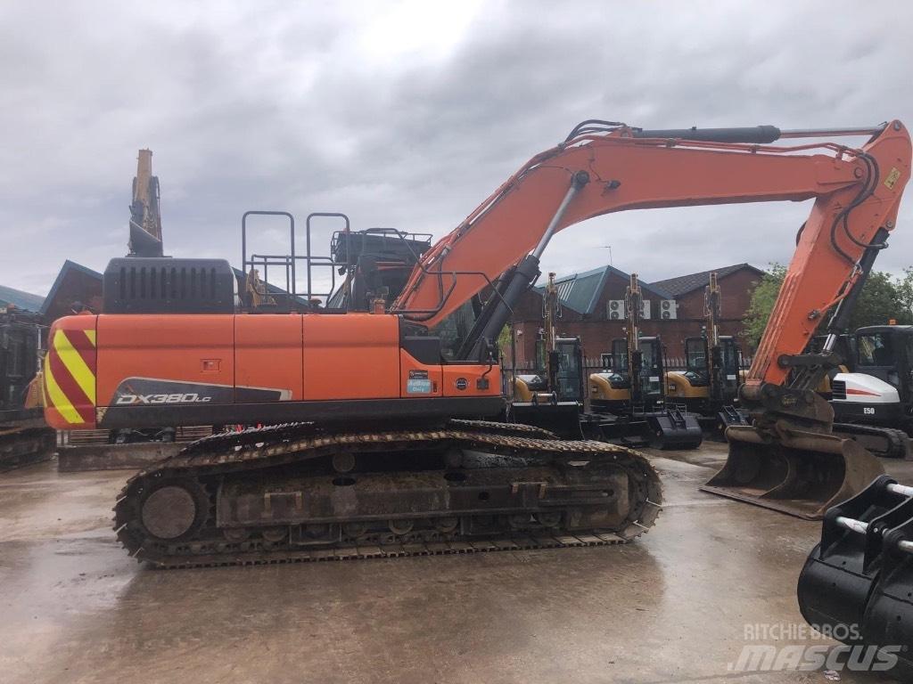 Doosan DX380LC-5 Gravemaskiner på larvebånd