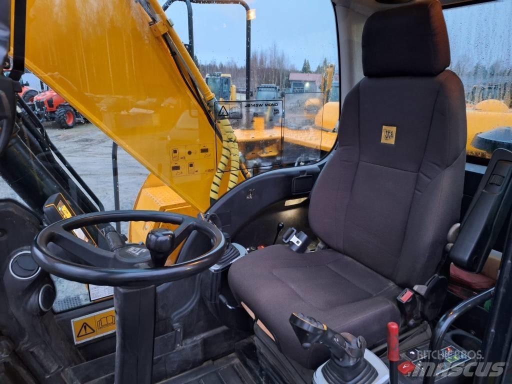 JCB JS 145 W Gravemaskiner på hjul