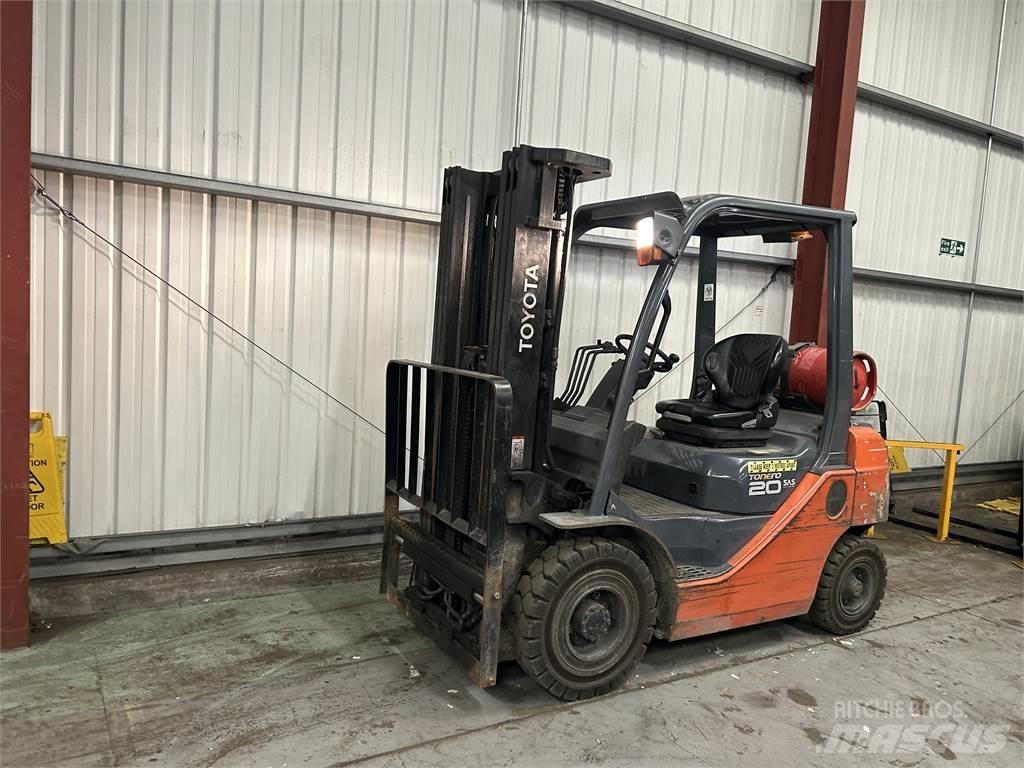 Toyota 02-8FGF20 LPG gaffeltrucks