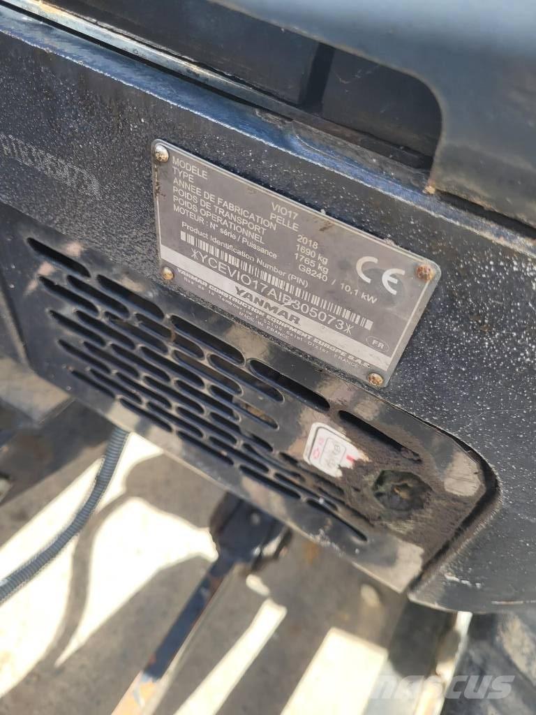 Yanmar Vio 17 U Minigravemaskiner