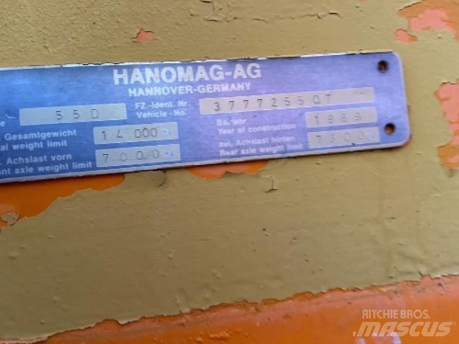 Hanomag 55 D Læssemaskiner på hjul