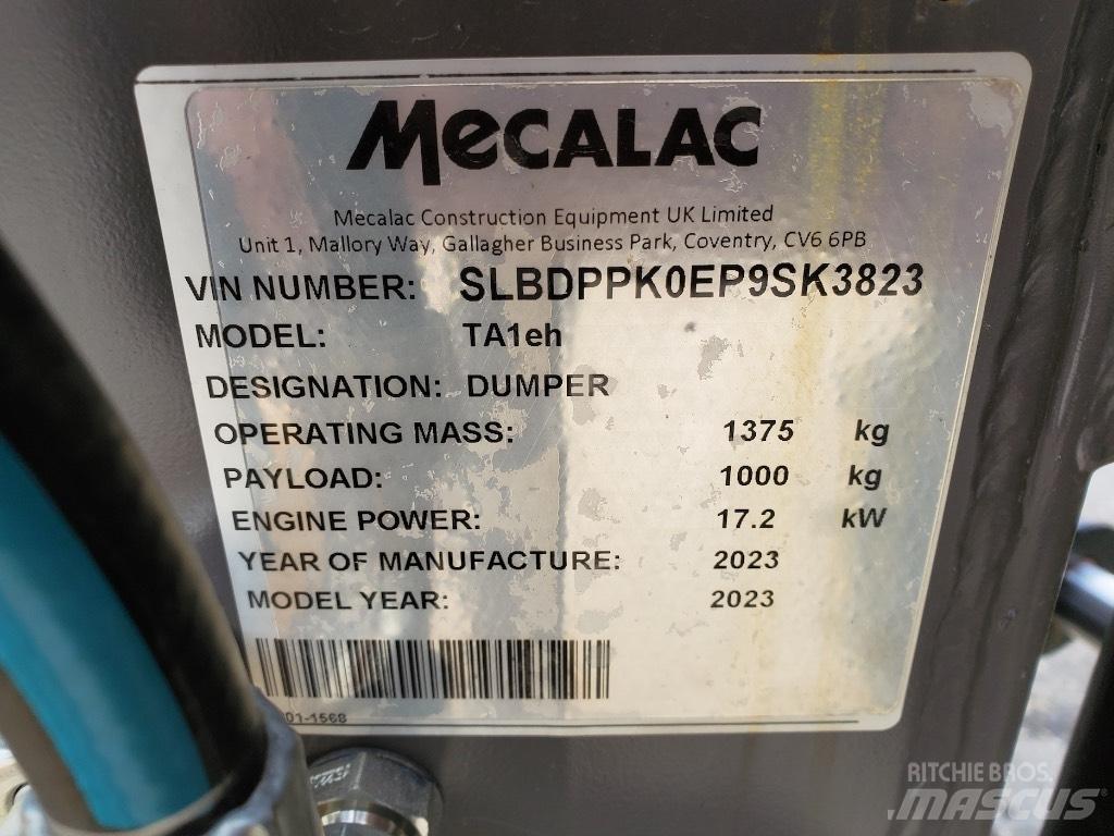 Mecalac TA1EH Dumpere